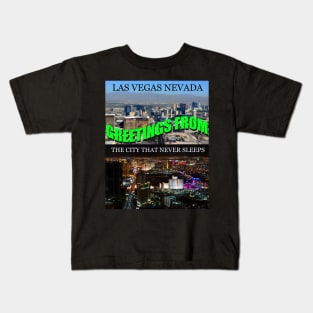 Las Vegas greeting card A Kids T-Shirt